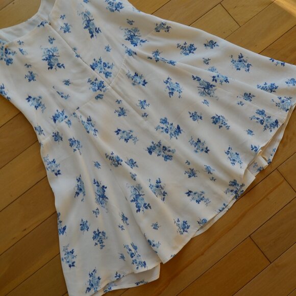 Reformation Valencio Dress Ivory Size 8 - Picture 13 of 15